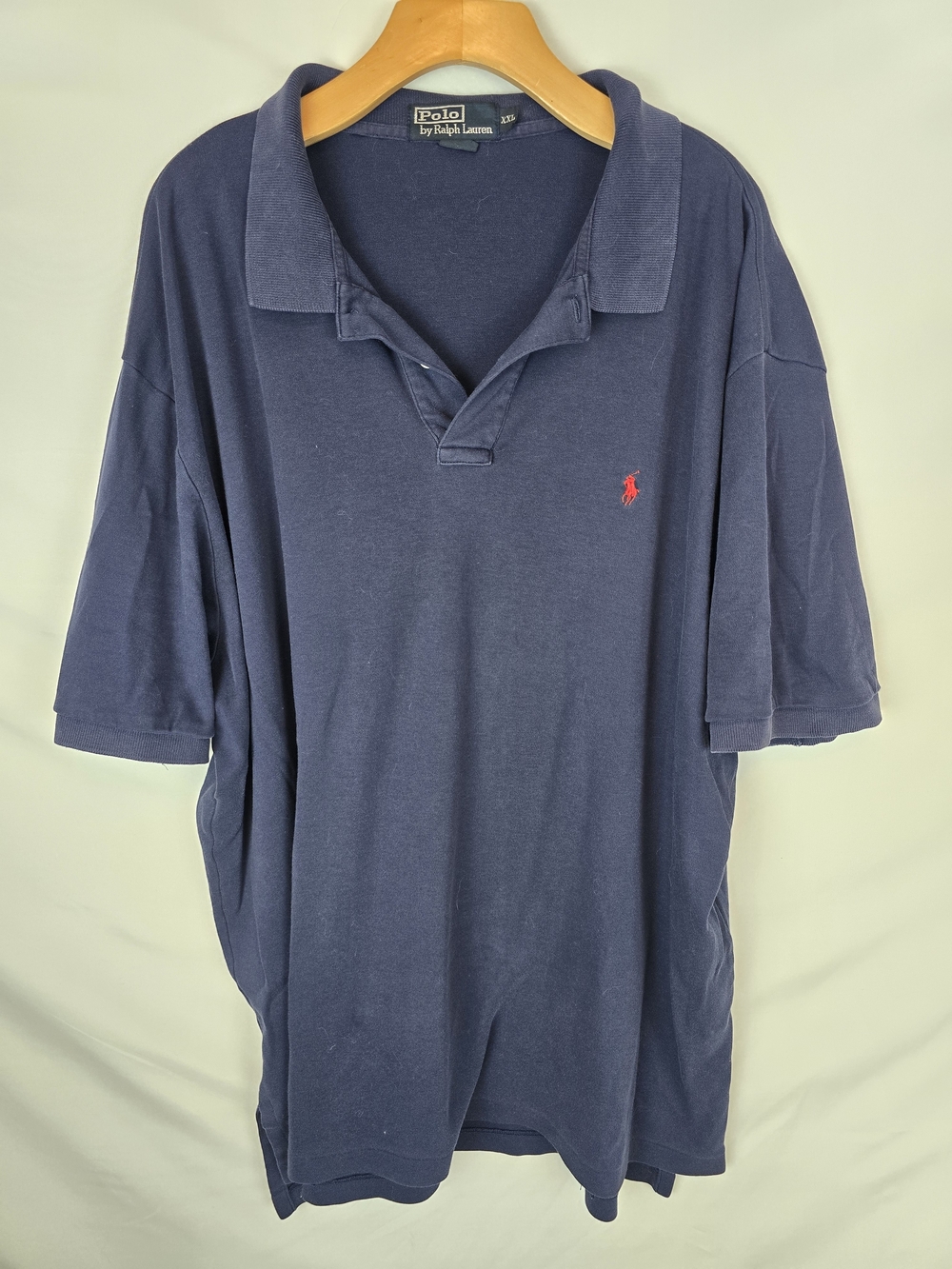 Polo by Ralph Lauren Navy Polo with Red Pony Embroidery
